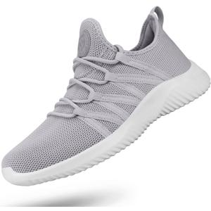 Feethit Womens Slip On Running Shoes Non Slip Walking Shoes Lightweight Gym Workout Shoes Breathable Fashion Sneakers (11)