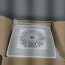 Broan-NuTone ChromaComfort Bathroom Exhaust Fan with Bluetooth Speaker, Powerful 110CFM/1.5 Sones, 24-color LED Light, SPK110RGBL, Wall Switch