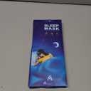 Mavogel Cotton Sleep Mask - Breathable Light Blocking Sleep Eye Mask, Soft Comfortable Night Sleeping Mask for Men Women, Eye Cover for Travel/Shift Work/Nap, Includes Travel Pouch (Cobalt Blue)