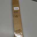 Hei!Dear Blackout Curtain Rod for Windows 36 to 72 inch (3-6Ft), Wrap Around Room Darkening Curtain Rods, 5/8" Samll Adjustable Modern Decorative Window rod,Silver