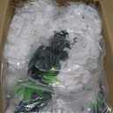 108Pcs Artificial Wisteria Flowers 3.6 Feet/Piece White Dense Artificial Fake Wisteria Vine Ratta Hanging Garland Silk Flowers String Home Party Wedding Decor(White-Dense)