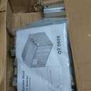 8' x 6' Outdoor Storage Shed, Sturdy Metal Building w/Windows & Lockable Doors for Garden, Backyard, Poolside and Lawn, Grey