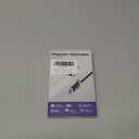 StayCable 5FT USB A to USB C Cable with Built-in Magnetic Holder for Nightstand, Desk and Car, 3A Fast Charging Anti-Fall Cord with 2 Adhesive Metal Plates, Braid Type-C Data Cable for iPhone 17 (White)