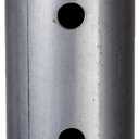 Household Essentials Heavy-Gauge 3-Piece Outdoor Clothesline Pole with Ground Sleeve — 85″ Galvanized Steel Freestanding Support Post with Nuts & Bolts for Receiver Bracket (Bracket Sold Separately)