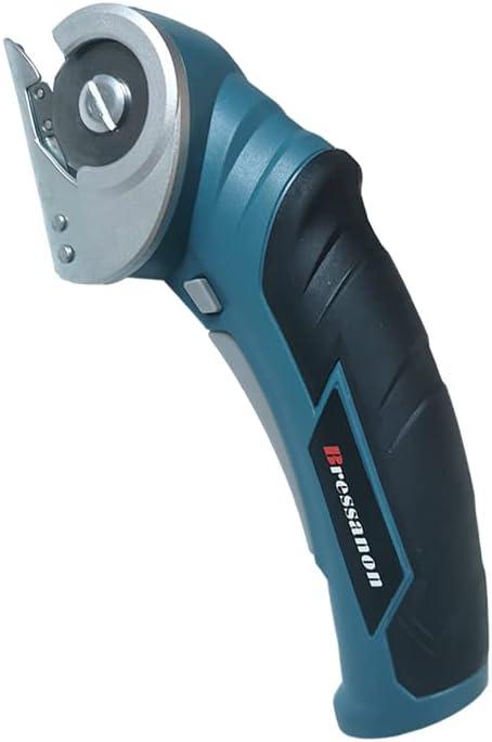 Cordless Electric Scissors Rechargeable Cardboard Box Cutter Fabric Shear Handheld Power Rotary Cutter Shearing Tool for Leather Carpet Plastic Cutting Paper Scrapbook Craft Sewing