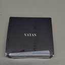 VATAN Men's Belt Leather Ratchet Belt for Men Dress Casual Every Day with Adjustable Buckle, Trim to Fit (Black)