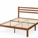Zinus Leah Bamboo Platform Bed Frame with Headboard, No Box Spring Needed, Wood Slat Support, Easy Assembly, Full
