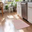 Pink Welcome Mat Bath Mats Gifts for Teen Girls, Front Door Mat for Home Kitchen Bathroom, Indoor Entrance Doormats, Girls Just Wanna Have Fun 30 x 16 Inch