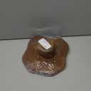 JOLLYMER 9" Live Edge Teak Wood Display Risers With Natural Edge Base – Versatile Teak Wood Pedestal Stand Display Stand Cake Stand, for Kitchen/ Bathroom Counter