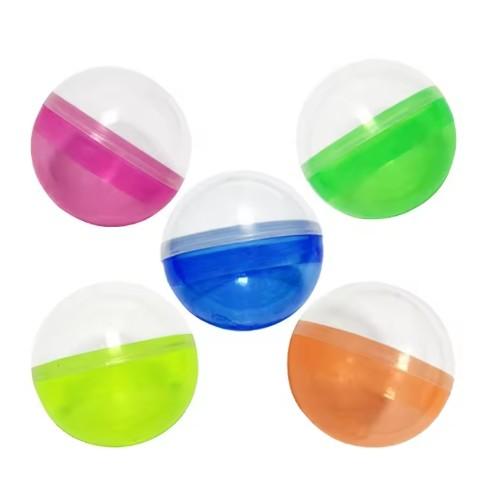 Full Colored Capsule Ball Plastic Empty Round Capsule Toys for Vending Machine