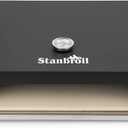 Stanbroil Outdoor Pizza Oven Pizza Maker for Blackstone 22", 28" Tabletop Griddles Cooking Station, Blackstone Flat Top Gas Grill Accessories with Temperature Gauge, 17.3 in. x 12 in. Pizza Stone