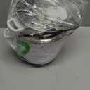 Aroma Housewares 6-Cup (Cooked yield ) / 1.2Qt. Select Stainless Pot-Style Rice Cooker, & Food Steamer, One-Touch Operation, White