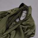 Realtix Satin Silk Backless Tube Tops Maxi Dress for Women Low Back Hollow Out Elegant Strapless Long Dresses Wedding Guest (Medium, Olive)