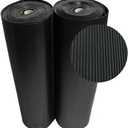 Rubber-Cal "Ramp-Cleat" Non-Slip Outdoor Rubber Mats - 1/8 in x 3 ft x 8 ft Floor Mat