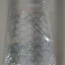 WIBIMEN Ice Cube Tray with Lid and Bin - Round Ice Trays for Freezer with Lid - Ice Cube Trays for Freezer with Ice Container (1"-2PACK Blue)