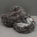 LUCKITTY Warm Fluffy Plush Cat Tunnel Bed Under Christmas Tree Big Tube Playground Toys 3 FT Diameter Longer Crinkle Collapsible 3 Way, for Indoor Cat Kitty Kitten Puppy Rabbit Ferret Brown