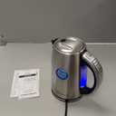 Hamilton Beach 1.7 Liter Temperature Control Electric Kettle, Water Boiler & Heater, Fast Boiling 1500 Watts, BPA Free, Cordless, Auto-Shutoff and Boil-Dry Protection, Stainless Steel (41020R) (1.8 Quarts)