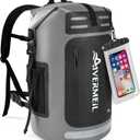 Waterproof Dry Bag with Waterproof Phone Case Grey, 35L