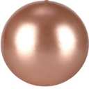 Mega Candles 1 pc Unscented Rose Gold Ball Round Candles, Hand Poured Premium Wax Candle 4 Inch x 4 Inch, Home Dcor, Wedding Receptions, Occasions, Events, Festivities, Meditations, Relaxation