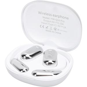 Language Translation Earbuds, Q16Pro Bluetooth Translation Headset for 133 Languages & 97% Accuracy, 3 in 1 Touch Screen AI Real Time Translation Device with APP, IPX6 Water (Silver)