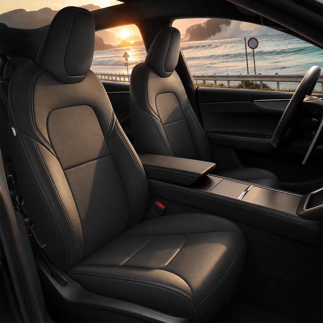 TTX LIGHTING Custom Fit Seat Covers for Tesla Model Y 2020-2025