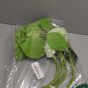 4PCS Artificial Flowers Large Hydrangeas Flowers Latex Bouquet for Wedding Bridal Office Home Party Decoration (2Pcs Green+2Pcs Light Green)