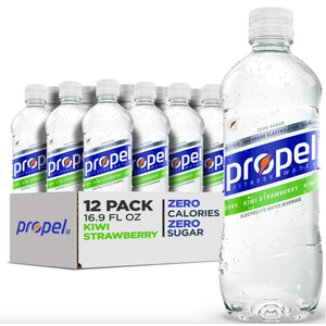Propel Enhanced Water Sports Drink, Grape Flavored Water, Zero Calorie & Zero Sugar Hydration with Electrolytes and Vitamins C & E, 16.9 fl oz Water Bottles  Best By 11/24/25 