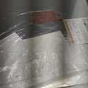 ANDY STAR 30"x30" Brushed Nickel Square Mirror, Silver Bathroom Mirror for Over Sink, Modern Scallop Mirror in Anti-Rust Stainless Steel Frame, Unique Notched Corner Design, Ideal for Home Remodel