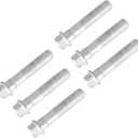 labwork 1 Pair 6 Pack Wheel Hub Mounting Bolts Kit Front Wheel Hub Bolt 917-517 Replacement for Chevy Hummer