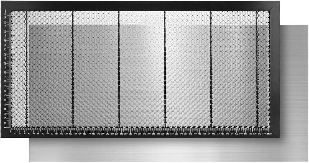 YIBEICO Honeycomb Steel Laser Bed for P2 Laser Cutter, Aluminum Laser Honeycomb Panel (629mm* 327mm)