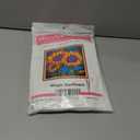 DMCVIVR Stamped Cross Stitch Kits for Adults Beginners Embroidery Kits 11CT Needlepoint Kits Cross Stitch Patterns Embroidery Patterns- Magic Sunflower 18x18 inch (Handicrafts35)