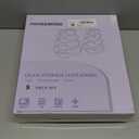 8 Pack Borosilicate Glass Food Storage Containers with Lids, Glass Meal Prep Containers, Airtight Bento Lunch Boxes with Leak Proof Locking, Oven, Freezer and Dishwasher Safe, BPA Free, 5-35oz (Deep Black)