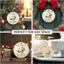 Soul Sister Christmas Ornament 2025, Love You Sister Gifts for Christmas, Birthday, Ceramic Ornaments for Family Reunion Decorations, Holiday Family Exchange Gifts for Sisters in Law