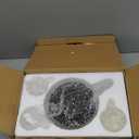 Glass Teapot 51oz/1500ml with 6 Pack Tea Cups Gift Set, Removable Stainless Steel Infuser Tea pot, Heatproof Borosilicate Glass Tea Make, Stovetop Safe Glass Tea Kettle for Loose and Blooming Leaf Tea