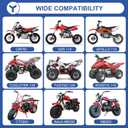 YOXUFA 420 Chain 132 Links Replacement for 110cc 125cc 70cc 50cc SSR TaoTao Apollo Coolster Kazuma Pit Dirt Bike ATV 4 Wheel Predator 212 Coleman CT200U Baja MB200 Mini Bike Go Kart Gold Parts