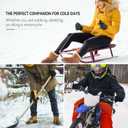 OZERO Men & Women Winter Gloves -30F Deerskin Leather Water-resistant Windproof Cold Weather Glove for Driving Hiking (S)
