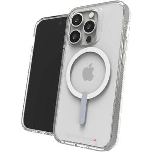 GEAR4 ZAGG Crystal Palace Snap Case Compatible with iPhone 14 Plus - Clear iPhone Case, D30 Drop Protection (13ft/4m), Anti-Yellowing Properties, Edge-to-Edge Protection, Magsafe Compatible Case