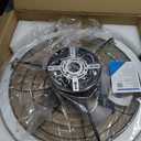 Ceiling Fans with Lights, 24'' Low Profile Ceiling Fan with Remote, 3000-6500K Dimmable Flush Mount LED Fan Light, APP Control 6 Winds Speed Fandelier Ceiling Fan for Bedroom Living Room Kitchen Gym (Black)