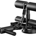 Sit Up Exercise Equipment, Upgraded Sit Up Ab Machine Abdominal Exercise Equipment Height Adjustable with Foot Holder and Triple Suction Cups for Home Gym Strength Training