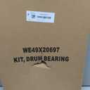 WE49X20697 Dryer Bearing Kit Compatible with GE Dryer Contains Top Bearing WE3M26 Drum Felt WE9M30 (WE09X20441) Drive Belt WE12M29 Bearing Slides WE1M1067 (WE1M481) Glide Slides WE1M504 (WE1M333)