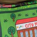 Tinideya Kids Playmat Rug 8x10 ft, Non-Slip Rubber Backing Traffic Road Playmat, Cars Play Mat for Toddler Children Playroom Classroom Bedroom(Green, Traffic Map)