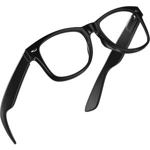 grinderPUNCH Blue Light Reading Glasses High Magnification Strong Reading Power Readers For Men Woman (Black 6.00)