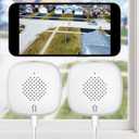 Girafit 3MP 2K Window Camera,2.4GHz&5GHz WiFi Indoor Cameras for Home Security 2 Pack with ChroMax Al Color Night Vision,Person & Motion Detection,24/7 Recording,Easy&Quick Install