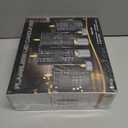 Flameless Candles with Remote, Battery Operated Flickering Flameless Candles, Pack of 8 Black LED Candles with Timer, 4 Pillars Candles and 4 Votives Candles Set for Wedding, Holiday, Party