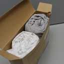 KeaBabies 2-Pack Organic Crib Sheets for Boys, Girls - 52x28 Fitted Crib Mattress Sheet Neutral, Breathable Jersey Cotton Cover for Baby Bed, Toddler Mattress, Soft & Cute Prints (Woodland)