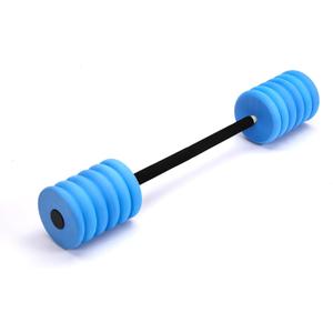 Soulchen Long Aquatic Exercise Dumbbells Foam Water Weights Dumbbell Aquatic Pool Barbells with High Density EVA Foam for Swim Water Aerobics Workouts Loss