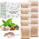 Mouse Repellent Pouches, 10 Pack Peppermint Oil Rodent Mice Deterrent for Indoor Outdoor, Natural Repellent Keep Squirrel Spider Pests Repel Rats, Safe for Pets & Family
