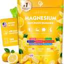 2 x Magnesium Glycinate Gummies 1000mg – High Absorption Magnesium Complex with CoQ10, Vitamin D3 & B6 – Sugar Free Magnesium Gummies for zzZ, Focus & Relaxation, for Women, Men & Kids Lemon