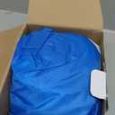 Danxilu 6 FT Hanukkah Inflatable Outdoor Snowman Holding Menorah Decorations, Build in LEDs & Tethers Stakes Inflatable Snowman Blow Up Yard Decoration for Holiday Party Indoor Patio Lawn