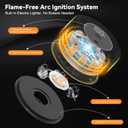 Electric Whiskey Smoker kit - Built-in Lighter (No ButaneDrink Smoker, 6 Wood Chip Flavors, Rechargeable Cocktail Smoker Kit, Birthday Bourbon Whiskey Gift, Suitable for Men, Dad, Husband